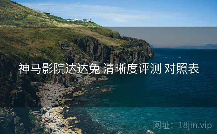 神马影院达达兔 清晰度评测 对照表