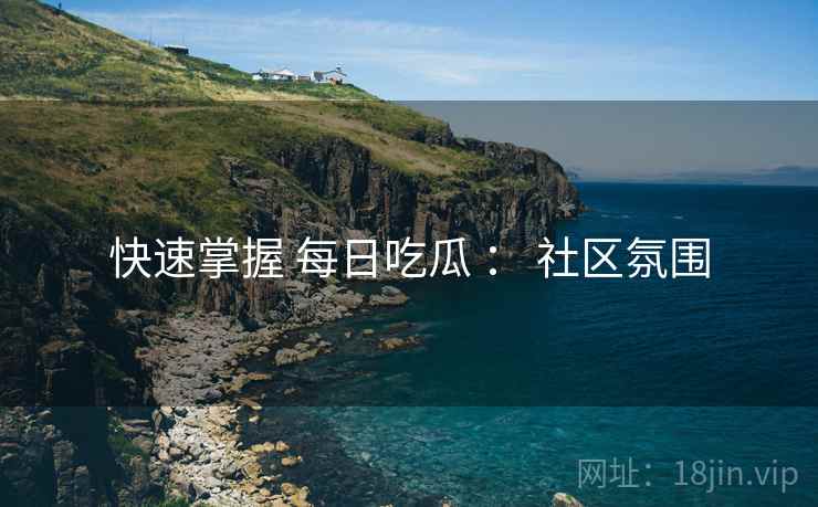 快速掌握 每日吃瓜 ： 社区氛围
