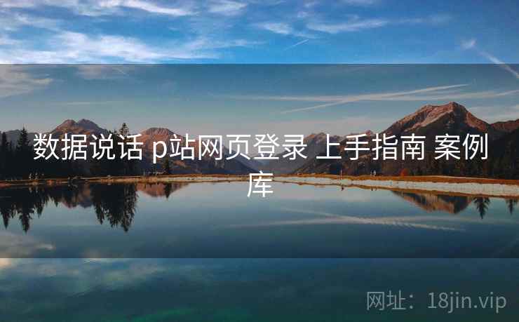 数据说话 p站网页登录 上手指南 案例库