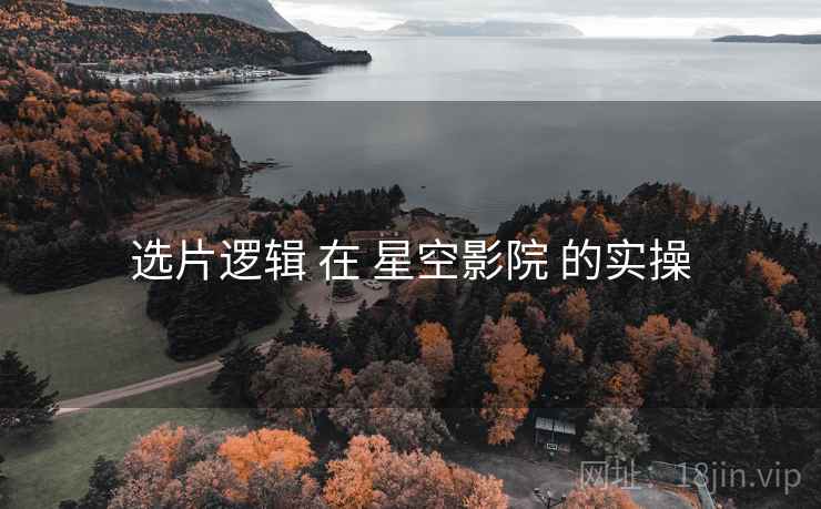 选片逻辑 在 星空影院 的实操