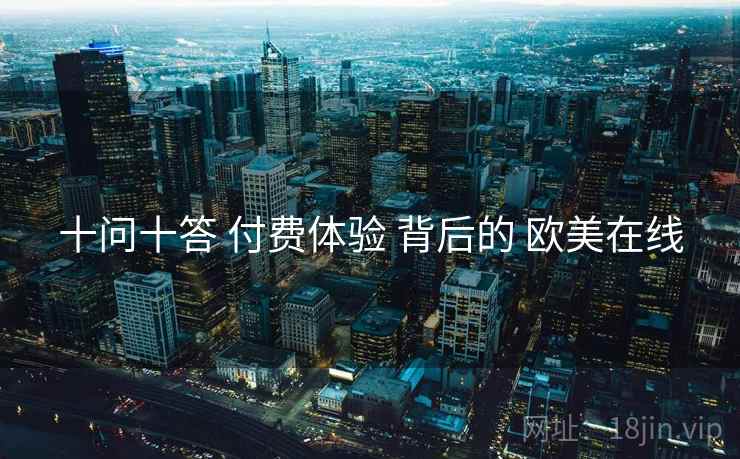 十问十答 付费体验 背后的 欧美在线